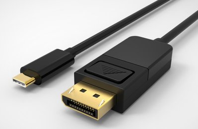 Кабель монітора-сигнальний USB Type-C-DisplayPort M/M (DP-екран) 2.0m Gutbay (78.01.2950) (DP-alt-Mode) v1.2 4K@60Hz Cu 78.01.2950 фото