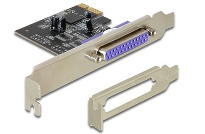 Перехідник принтерний PCIe-LPT DB25 Delock(70.08.9219) x1 Oxford +LowProfile 70.08.9219 фото