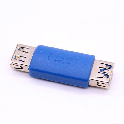 Перехідник обладнання USB3.0 A F/F Lucom (62.09.8111) SuperSpeed 62.09.8111 фото