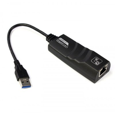Перехідник мережевий USB3.0 A-RJ45 GigaLAN M/F Lucom (62.09.8072) 0.1m PC/MAC 62.09.8072 фото
