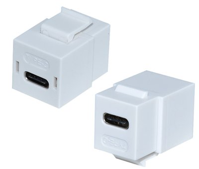 Перехідник обладнання USB Type-C F/F Lucom (62.09.8132) (USB3.0) keystone адаптер 62.09.8132 фото