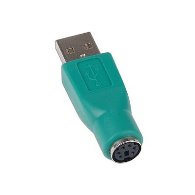 Перехідник клавіатури-мишки USB2.0 A-PS2 M/F Lucom (62.09.8026) x1 адаптер Combo-клавіатури Pas 62.09.8026 фото