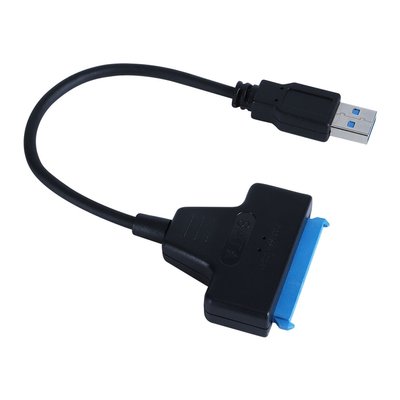 Кабель пристроїв-адаптер USB3.0 A-SATA 22p Lucom (62.09.8001) адаптер HDD 0.20m 5Gbps 62.09.8001 фото