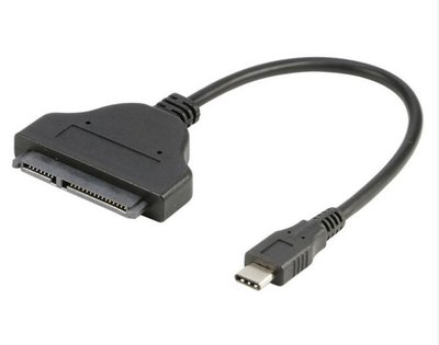 Перехідник накопичувача USB Type-C-SATA 22p M/M Lucom (62.09.8311) (USB3.1Gen1) 0.30m 6Gbps 62.09.8311 фото