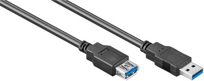 Кабель пристроїв-подовжувач USB3.0 A M/F 5.0m Lucom (25.02.5119) AWG28 3xShielding Cu 25.02.5119 фото