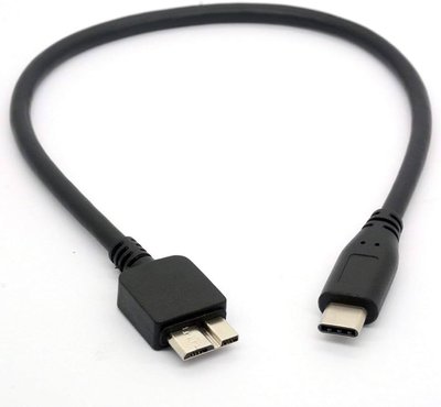 Кабель пристроїв USB Type-C-3.0microB M/M 0.3m Lucom (84.00.7095) (USB3.0) 2xShielded AWG26+28 Cu 84.00.7095 фото