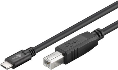 Перехідник обладнання USB Type-C-2.0B M/M 1.0m Lucom (84.00.7049) (USB2.0) D=3.8mm Gold Cu 84.00.7049 фото