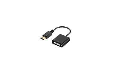Перехідник відео DisplayPort-DVI M/F (DVI-екран) Lucom (62.09.8082) v1.2 1080p 0.2m 24+5 62.09.8082 фото