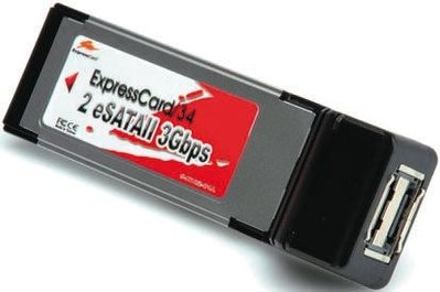 Перехідник накопичувача ExpressCard/34-SATA 7px2 Roline(15.06.2138) Ext Box 15.06.2138 фото