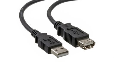Кабель пристроїв-подовжувач USB2.0 A M/F 0.6m Lucom (25.02.5018) AWG24+28 2xShielded D=4.0mm Cu 25.02.5018 фото