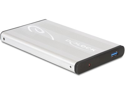Корпус накопичувача USB3.0 A-SATA 22p Delock (70.04.2486) корпус HDD 2.5 Aluminium 2TB 70.04.2486 фото