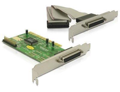 Перехідник принтерний PCI-LPT DB25 Delock(70.08.9016) x2 EPP/ECP 32bit +планка 70.08.9016 фото