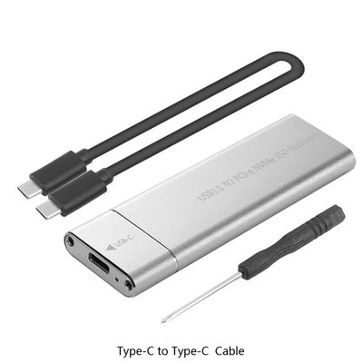 Корпус накопичувача USB Type-C-M.2 (NGFF) Lucom (62.09.8412) корпус SSD (USB3.1Gen2) Metal 62.09.8412 фото
