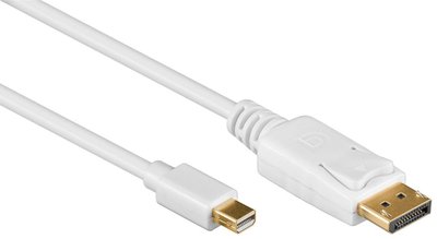 Кабель монітора-сигнальний DisplayPort-mini M/M 1.8m Lucom (25.02.5168) v1.2 4K@30Hz Gold 25.02.5168 фото