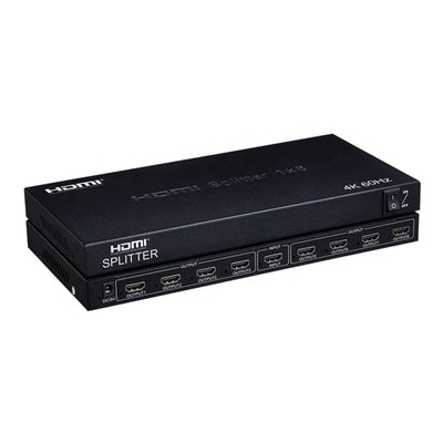 Перехідник відео HDMI 1x8 (Splitter) Lucom (84.00.7029) Act v2.0 4K@60Hz 84.00.7029 фото